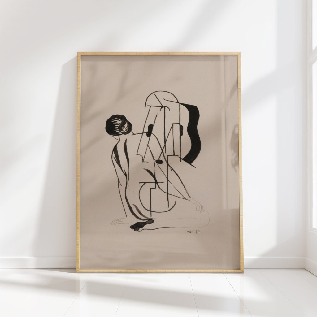 untitled or nude with guitar circa 1922 francis picabia high quality print