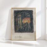 untitled sketches 10 sheets 1923 karl wiener high quality print