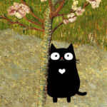 vangogh Almond tree in blossom cat 3x4 8 mockup