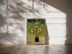 vangogh Almond tree in blossom cat 3x4 video mockup