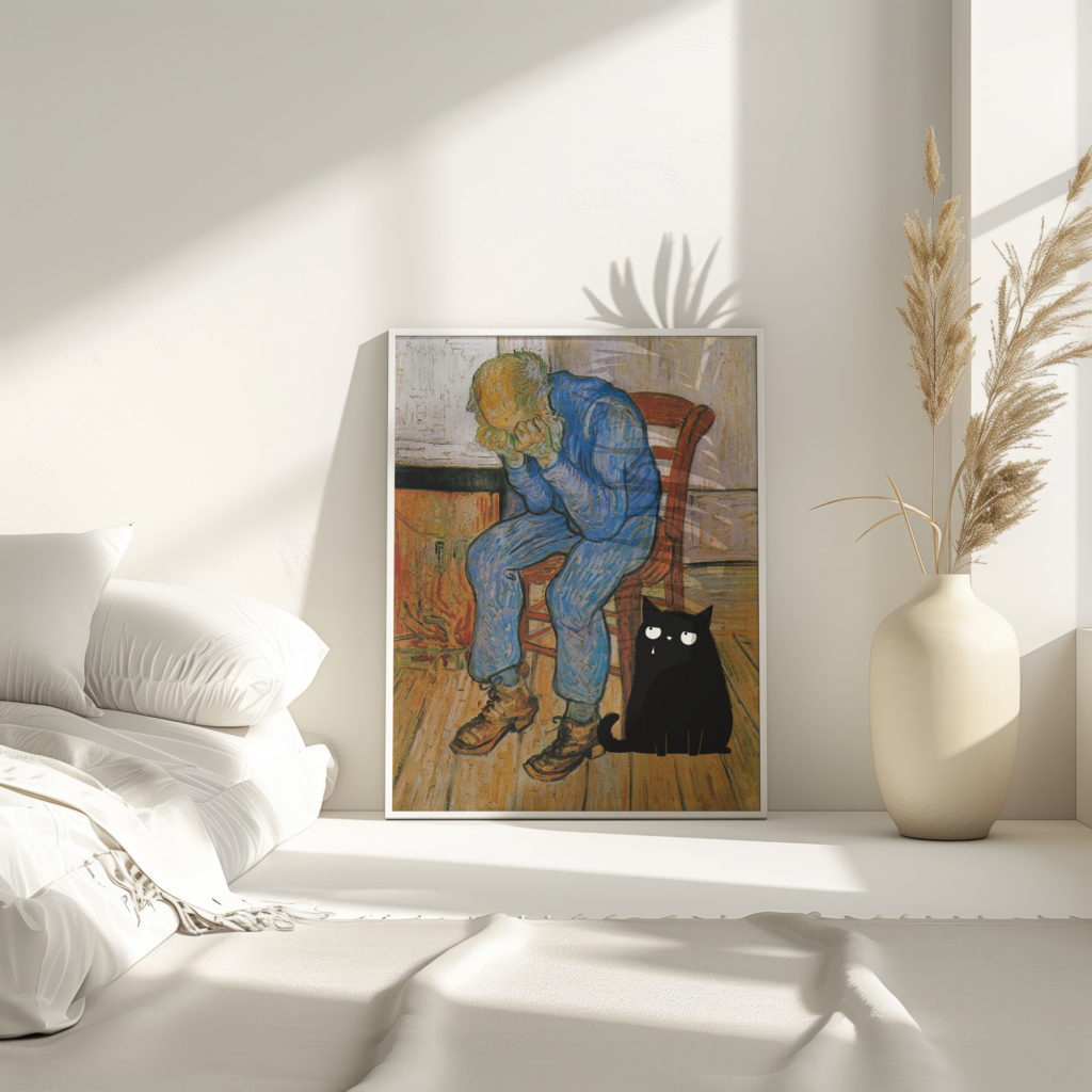 vangogh At Eternitys Gate 1890 Figurative 3x4 4 mockup