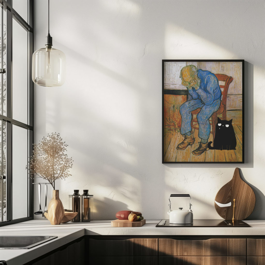 vangogh At Eternitys Gate 1890 Figurative 3x4 6 mockup