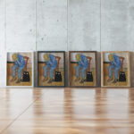 vangogh At Eternitys Gate 1890 Figurative 3x4 framed posters mockup