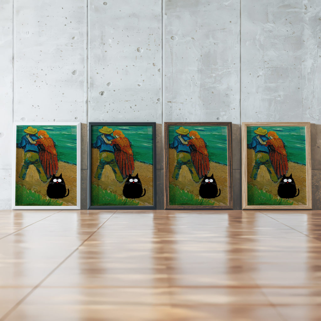 vangogh Eglogue En Provence Un 3x4 framed posters mockup