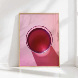 vibrant grape juice liquid art print for modern home decor