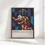 vibrant st thomas religious art print joseph binder 1962