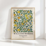vibrant william morris fruit floral art print
