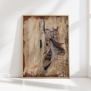 view into a venetian canal giovanni boldini high quality print