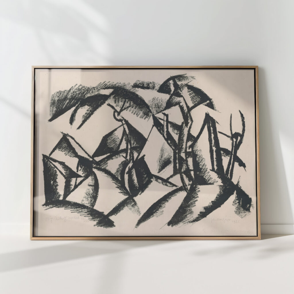 village 1922 gejza schiller high quality print