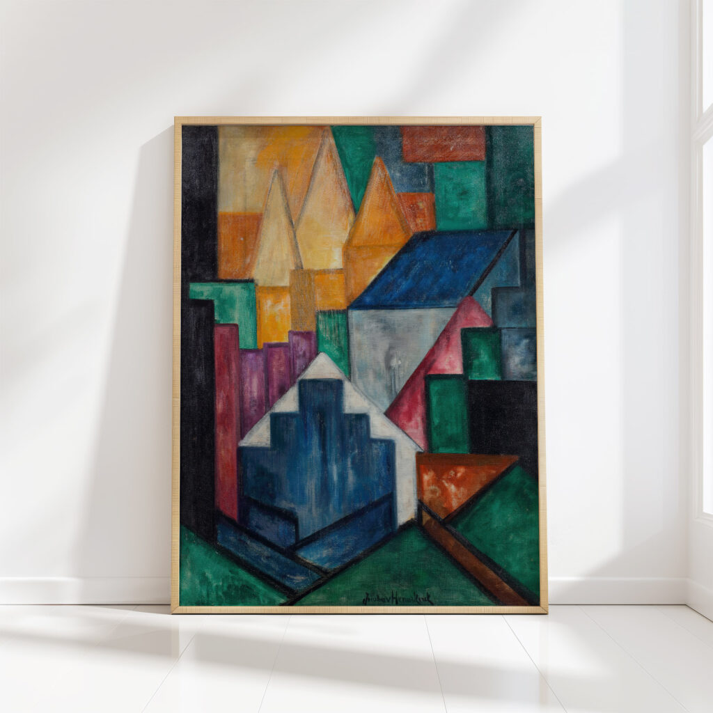 village circa 1912 1914 jacoba van heemskerck high quality print