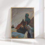 village cottages 1940 1944 jan novak high quality print