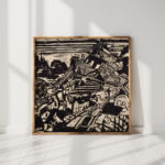 village in tessin 1925 albert muller high quality print