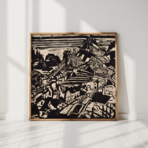 village in tessin 1925 albert muller high quality print