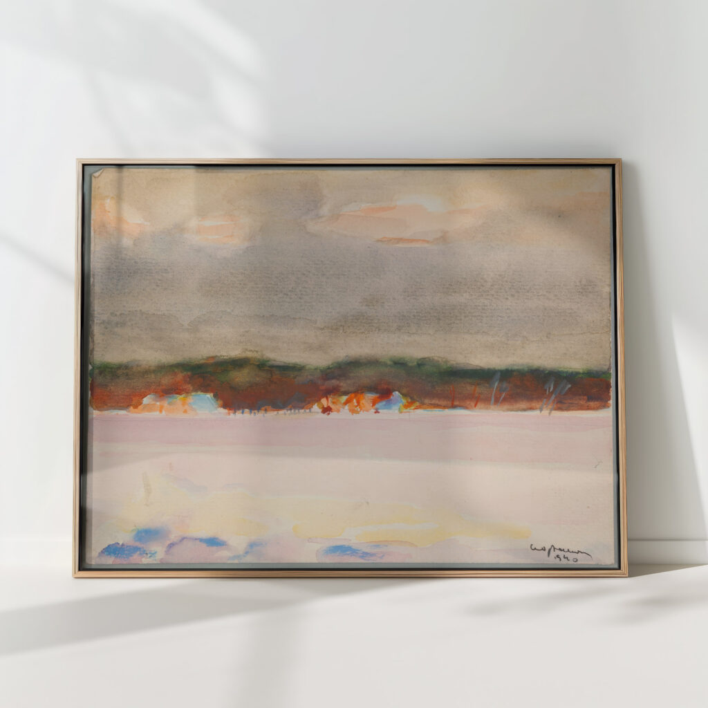 village landscape 1 1940 kazimierz wojtanowicz high quality print