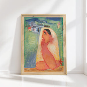 village woman 1937 1938 mikulas galanda high quality print