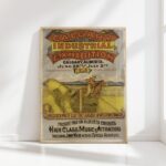 vintage calgary exhibition cowboy graphic print