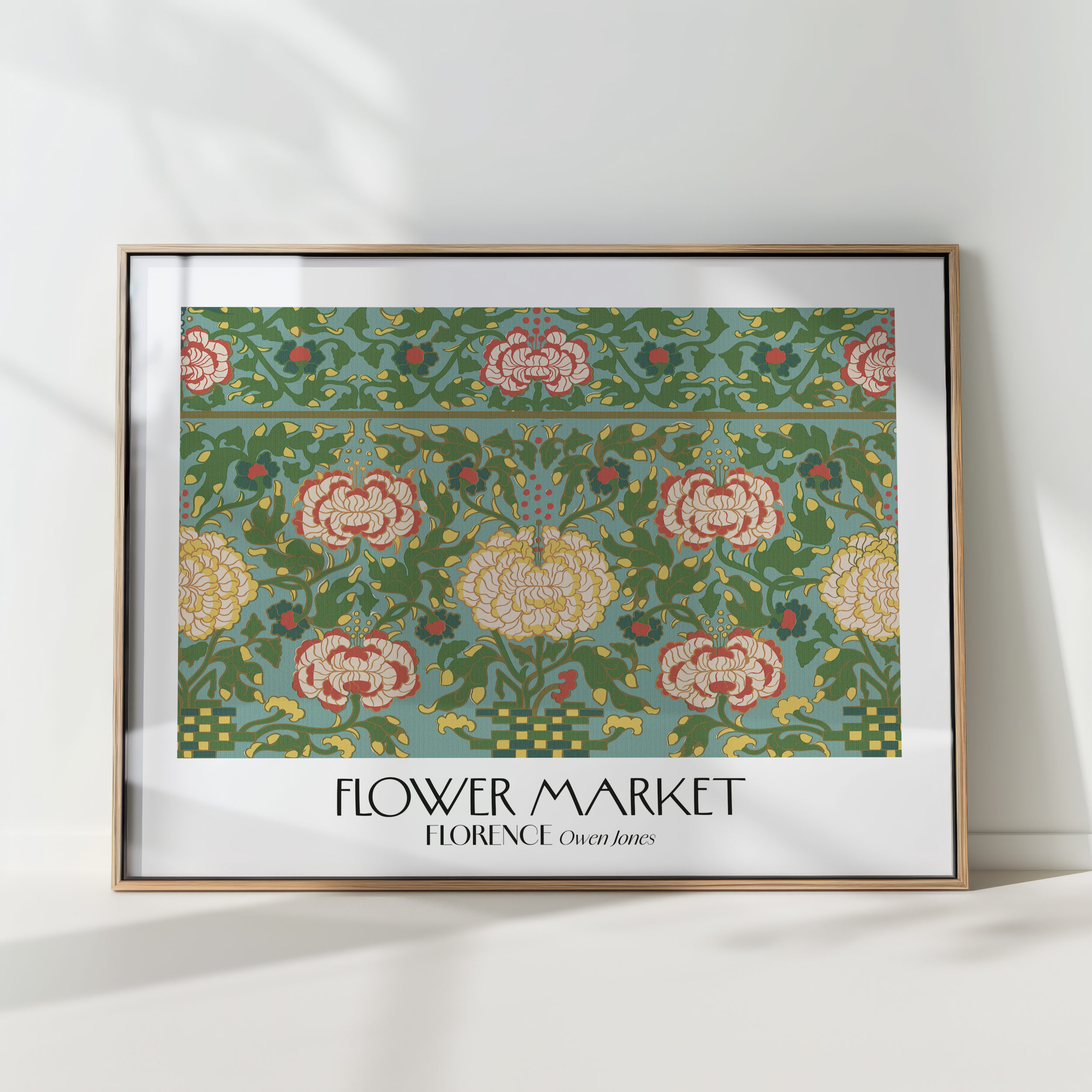 vintage floral artwork print elegant home decor