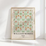 vintage floral william morris art print