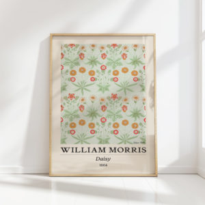 vintage floral william morris art print
