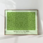 vintage william morris branch forest art print