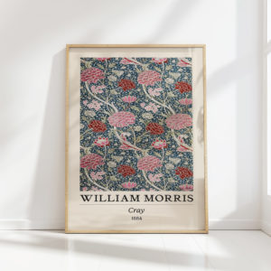 vintage william morris cray floral art print