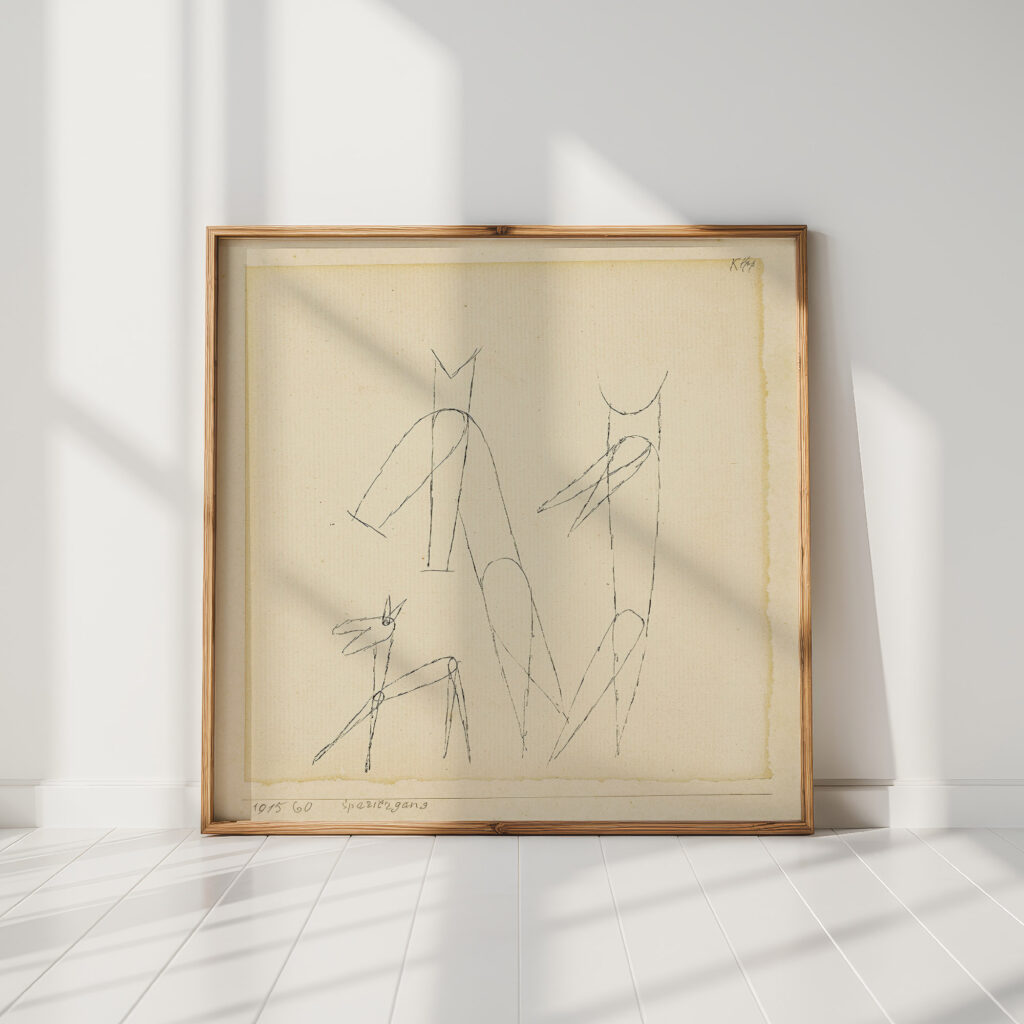 walk 1915 paul klee high quality print