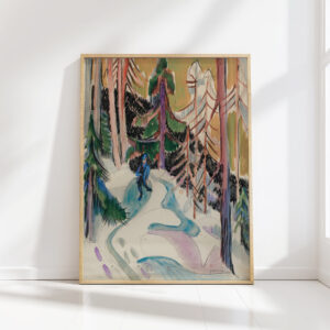 walk in the forest 1928 ernst ludwig kirchner high quality print