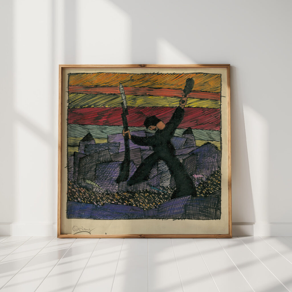 war around 1921 karl wiener high quality print