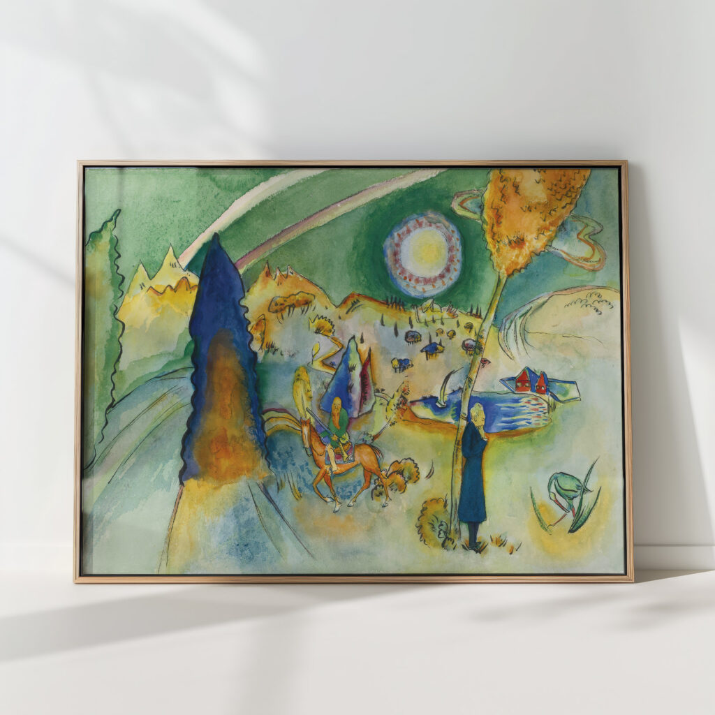 watercolor for poul bjerre 1916 wassily kandinsky high quality print