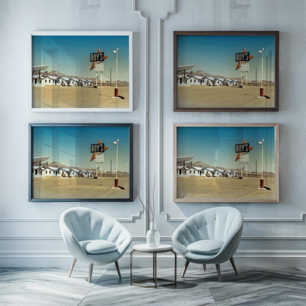 western photo 0001 3x4 framed posters mockup