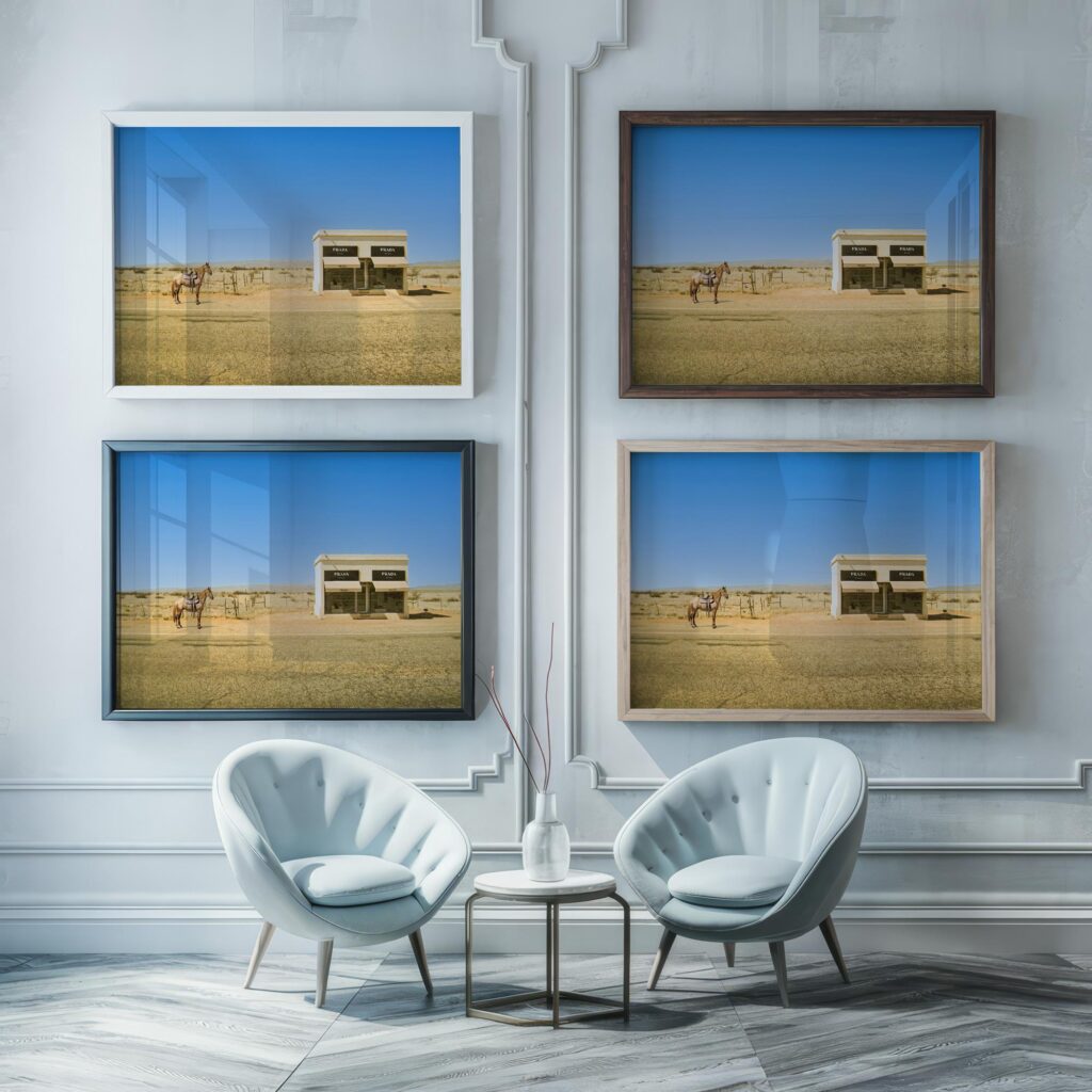 western photo 0004 3x4 framed posters mockup