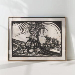 wheat sheaves at ede 1927 dick ket high quality print