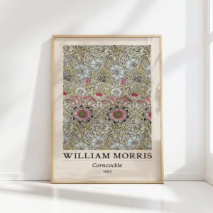 william morris corncockle artwork floral print