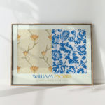 william morris dual design artistic floral print