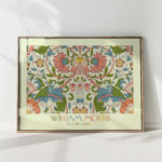 william morris flower print lodden 1884