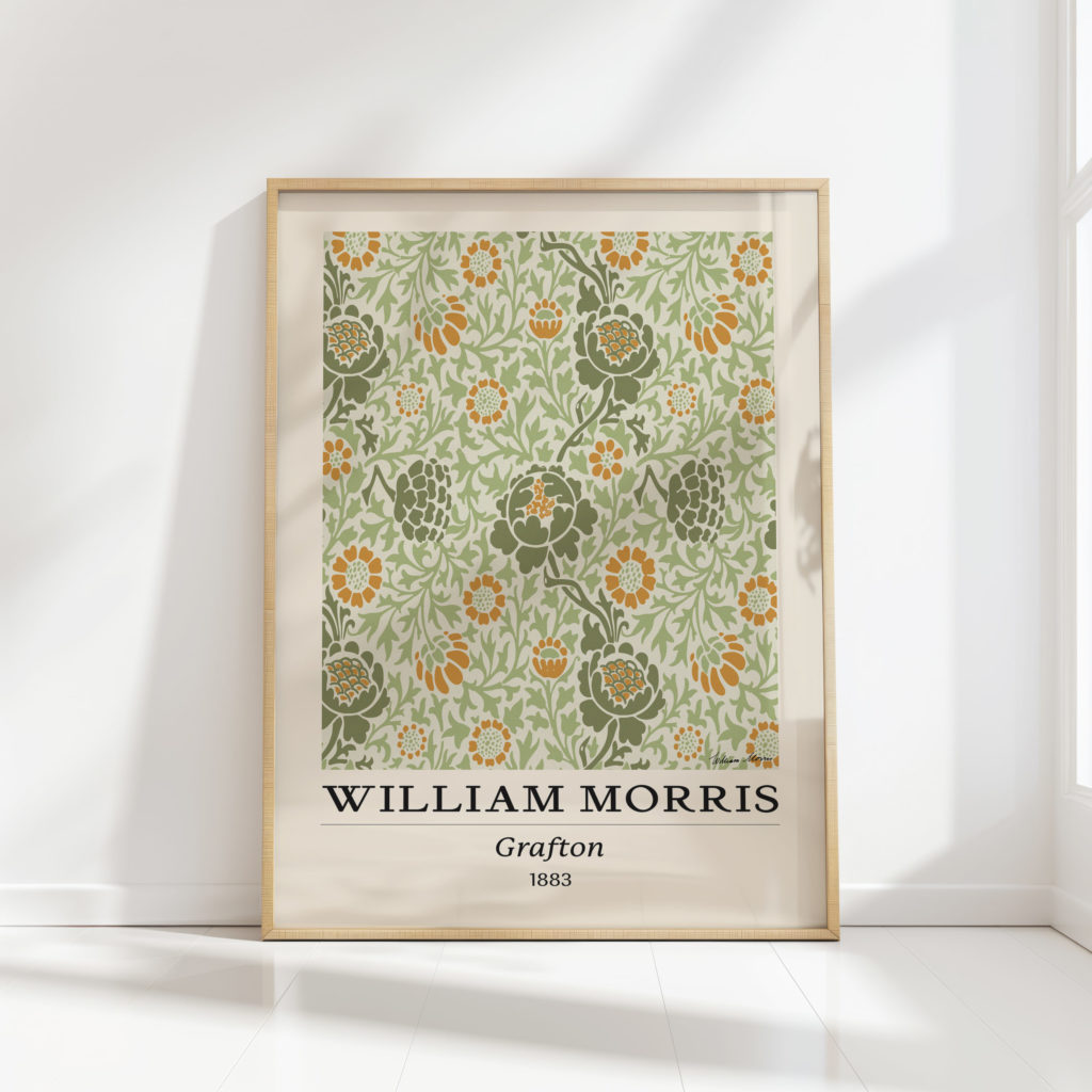 william morris grafton art print for home decor