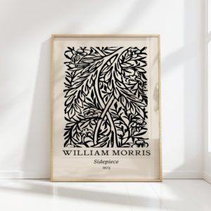 william morris sidepiece nature inspired art print
