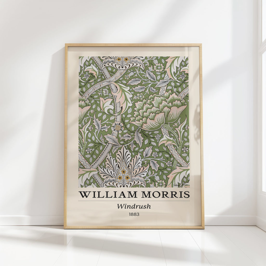 william morris windrush decorative art print