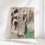 woman before the mirror 1910 ernst ludwig kirchner high quality print