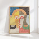 woman head circa 1935 heinrich hoerle high quality print