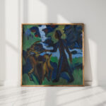 woman with goat 1938 ernst ludwig kirchner high quality print