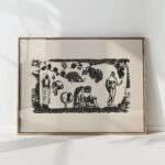 women animals and foliage paul gauguin high quality print