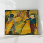 women harvesting 1922 martel schwichtenberg high quality print