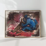 woodcutter 1913 wilhelm morgner high quality print