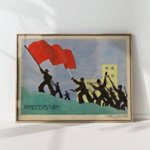 workers storm around 1923 karl wiener high quality print