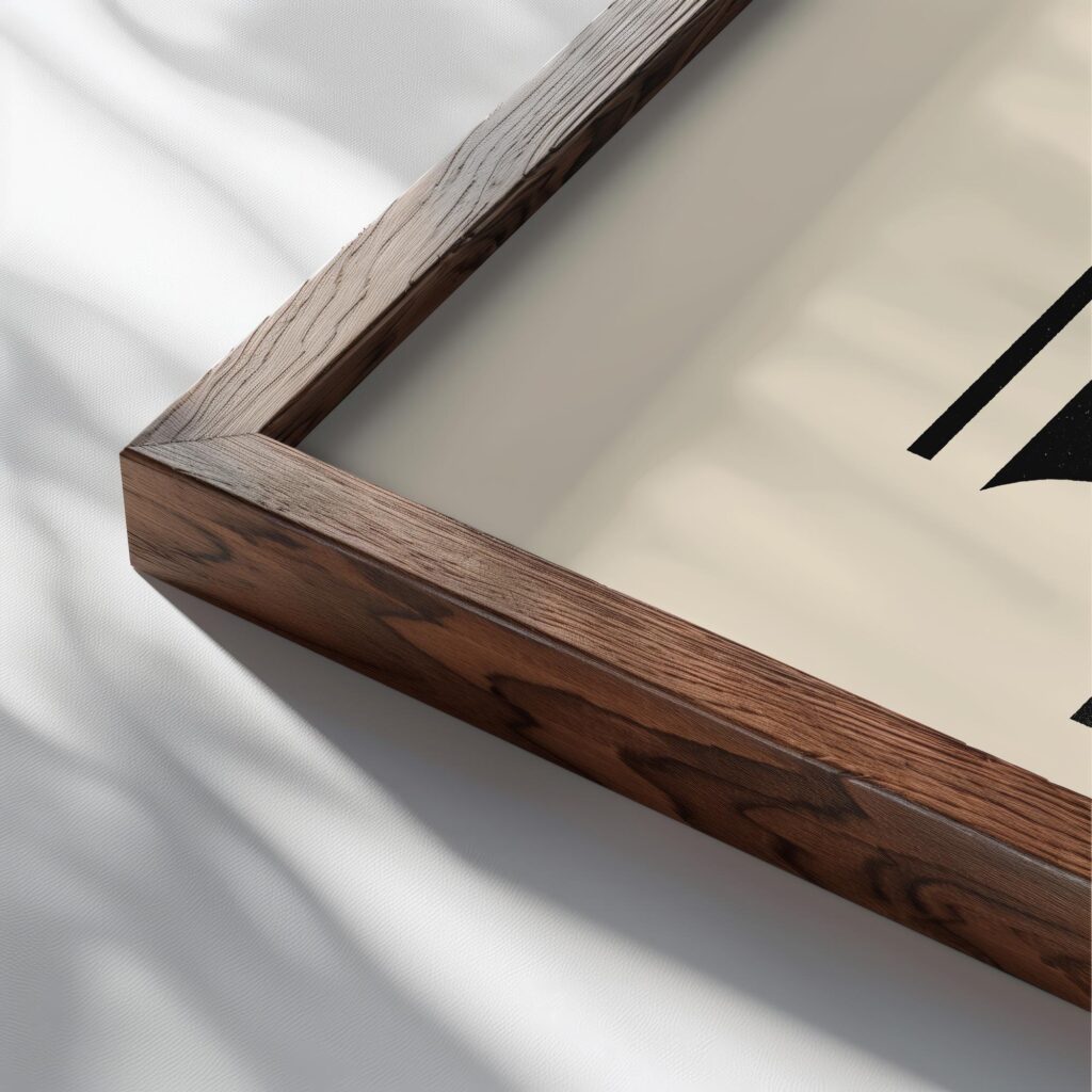 yeehaw1 3x4 close up dark wood mockup