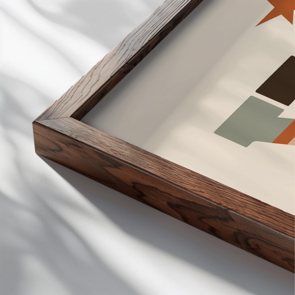 yeehaw2 3x4 close up dark wood mockup