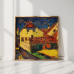 yellow houses alexej von jawlensky high quality print