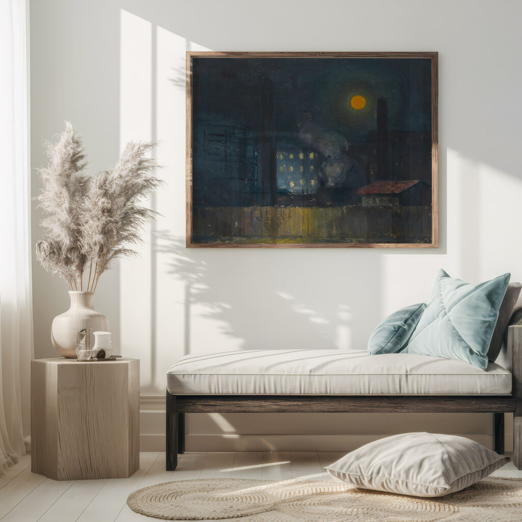 ‘Gaswerk im Mondlicht around 1935 Karl Wiener 5 mockup