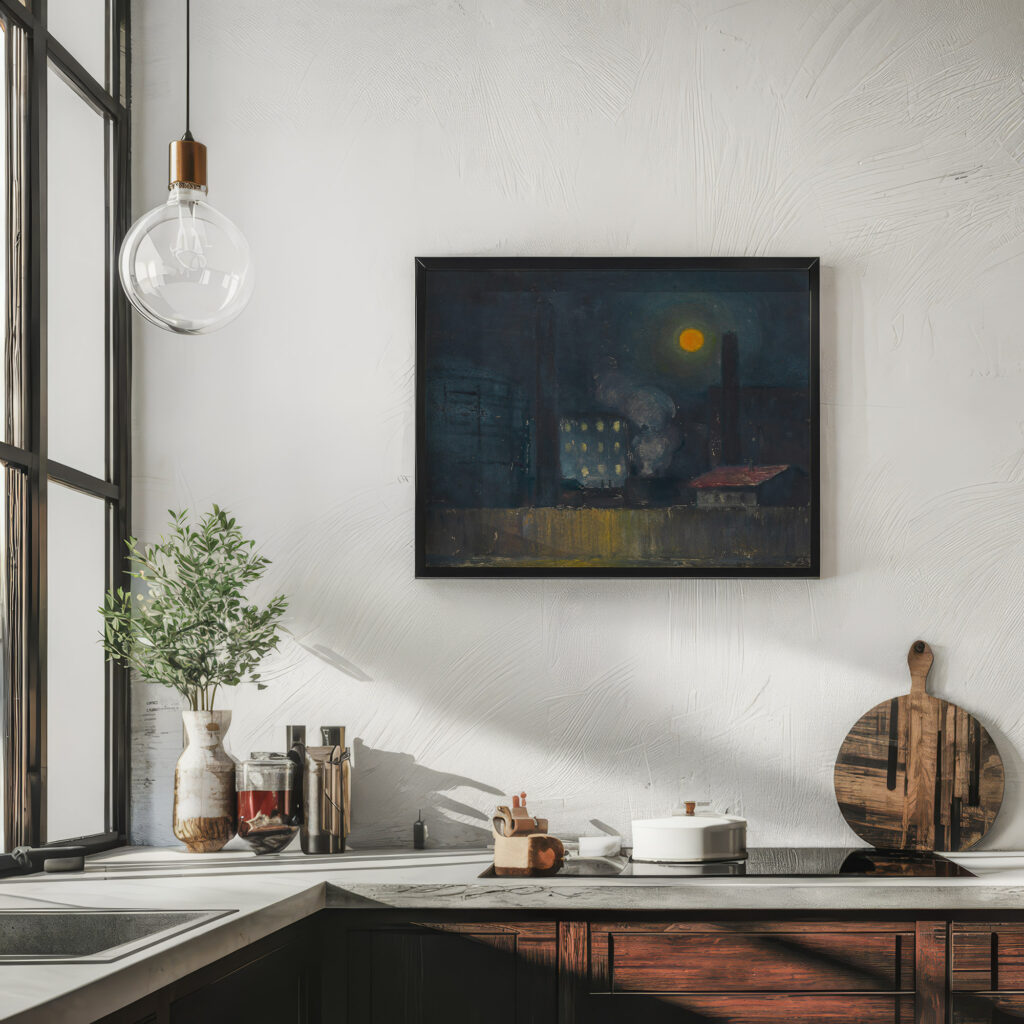 ‘Gaswerk im Mondlicht around 1935 Karl Wiener 6 mockup